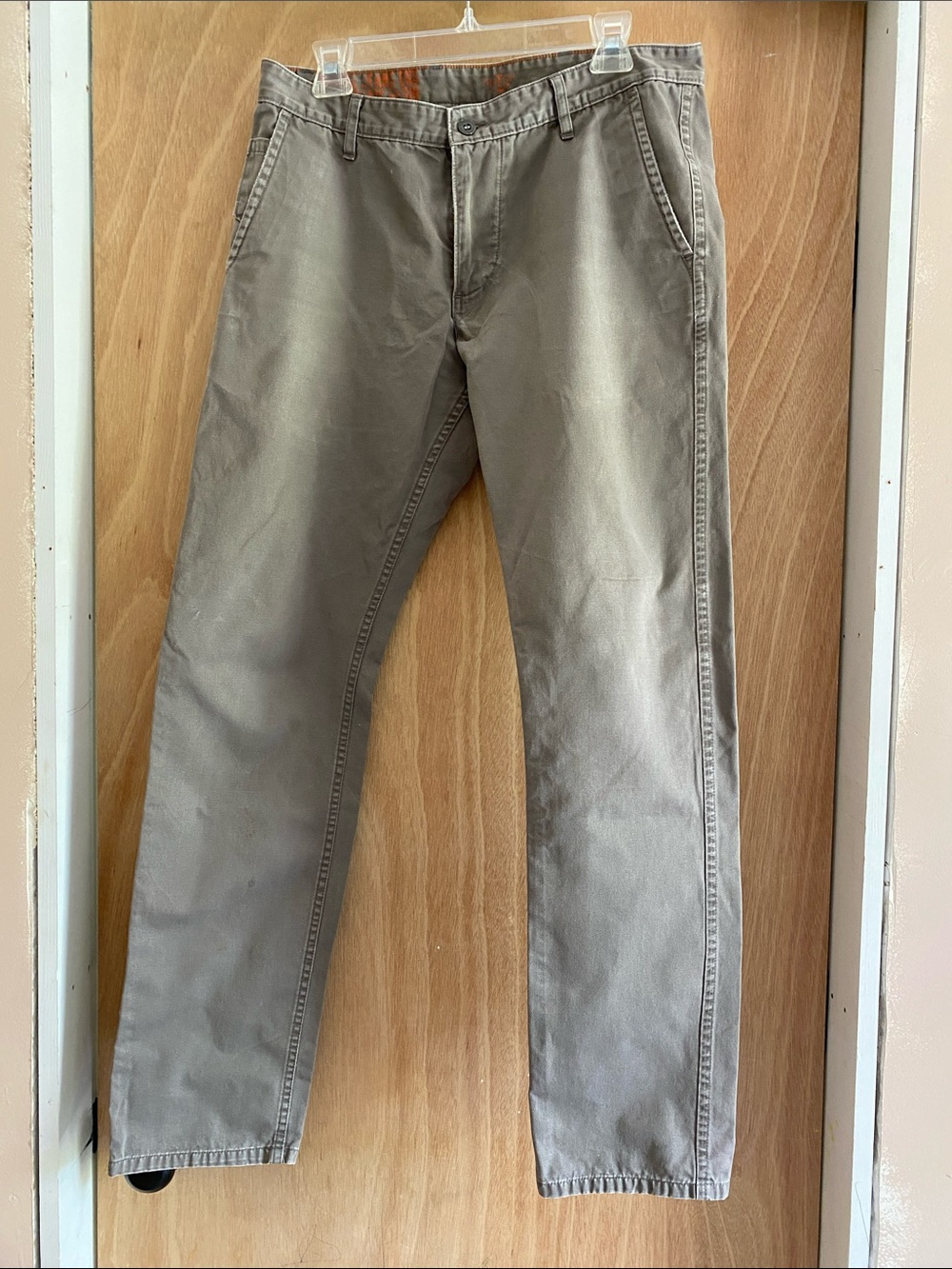 Dockers Casual Chinos with Orange Accent